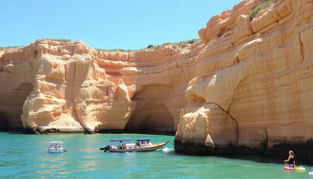Image-de-lAlgarve-avec-des-falaises-ocre-1024x585 Été indien en van : Destinations et activités en 2025
