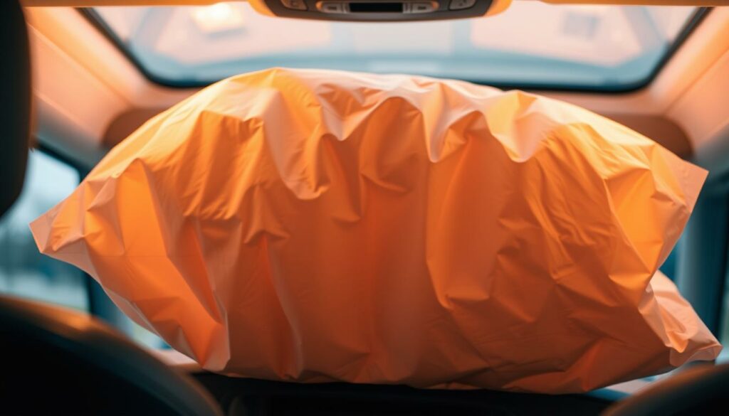 A-close-up-view-of-a-modern-camping-cars-airbag-system-illuminated-by-warm-soft-lighting-1024x585 Airbag de camping-car : Quelle est sa durée de vie après l’affaire Takata ?