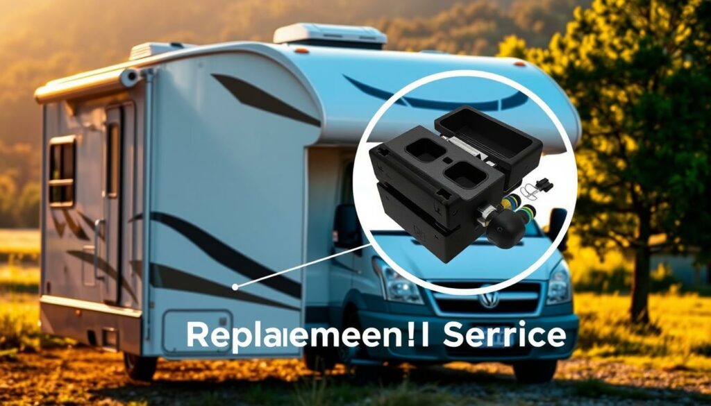 A-recreational-vehicle-parked-in-a-serene-outdoor-setting-its-airbag-system-visible-and-1024x585 Airbag de camping-car : Quelle est sa durée de vie après l’affaire Takata ?