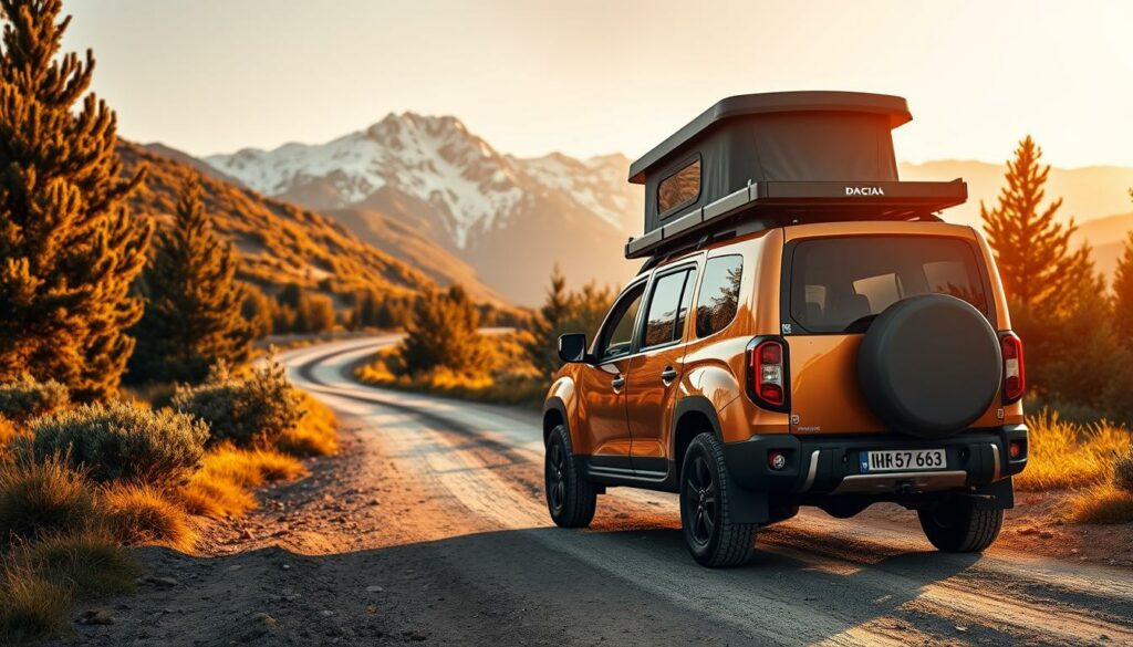 A-rugged-and-adventure-ready-Dacia-camping-car-parked-amidst-a-picturesque-landscape.-The-1024x585 Dacia frappe fort avec un camping-car abordable qui séduit les aventuriers